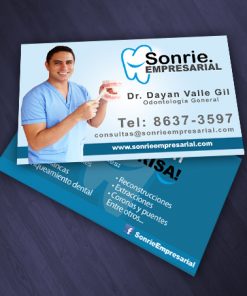 Tarjetas en Papel | Dos caras
